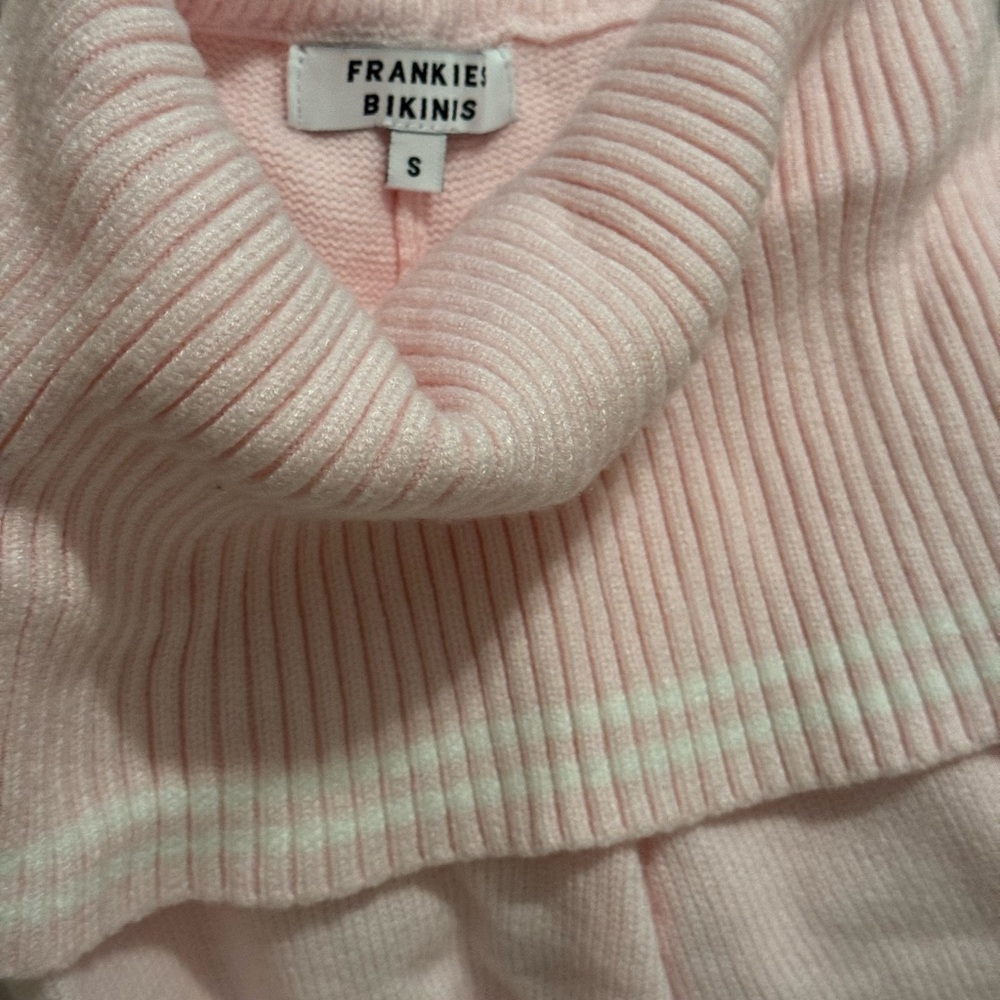 Frankie’s bikinis Mason Cloud Knit Flare Pant